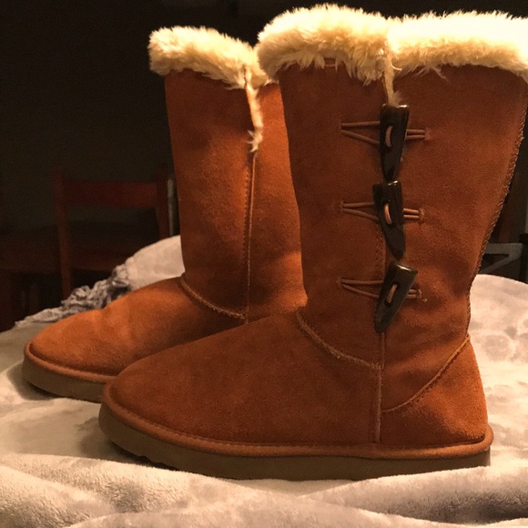 STYLE & CO WOMENS TALL “FUR” LINED BOOTS - Picture 1 of 11